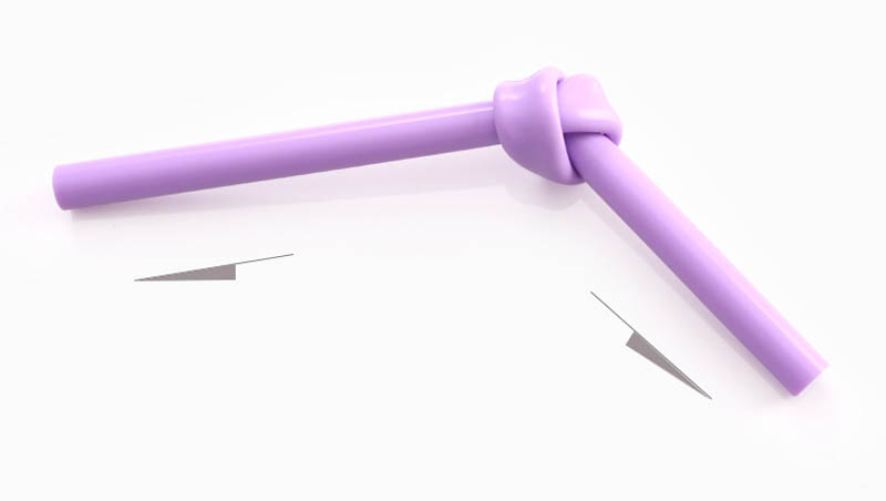 12 silicone straw